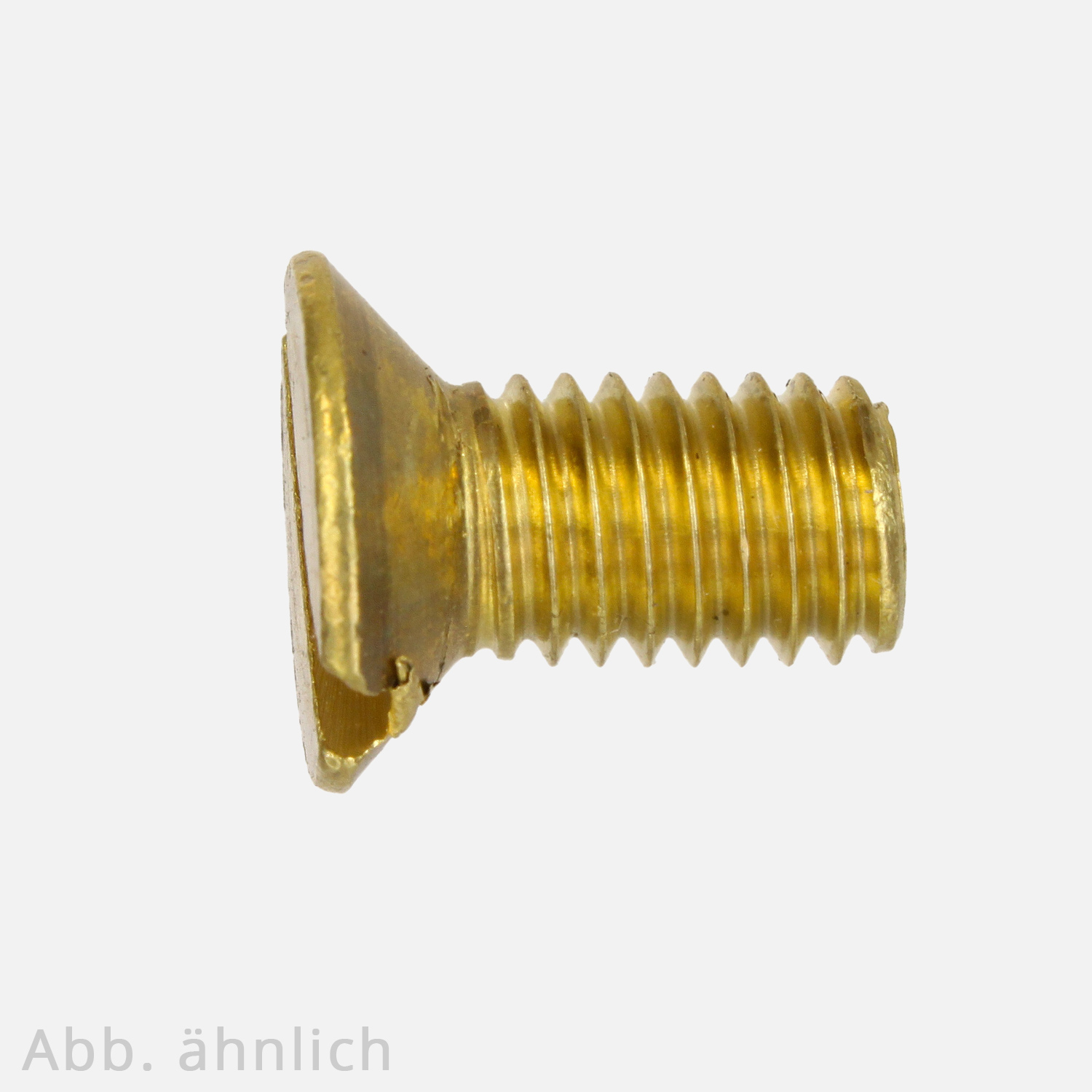 Senkschrauben DIN 963 mit Schlitz Messing M2x4mm