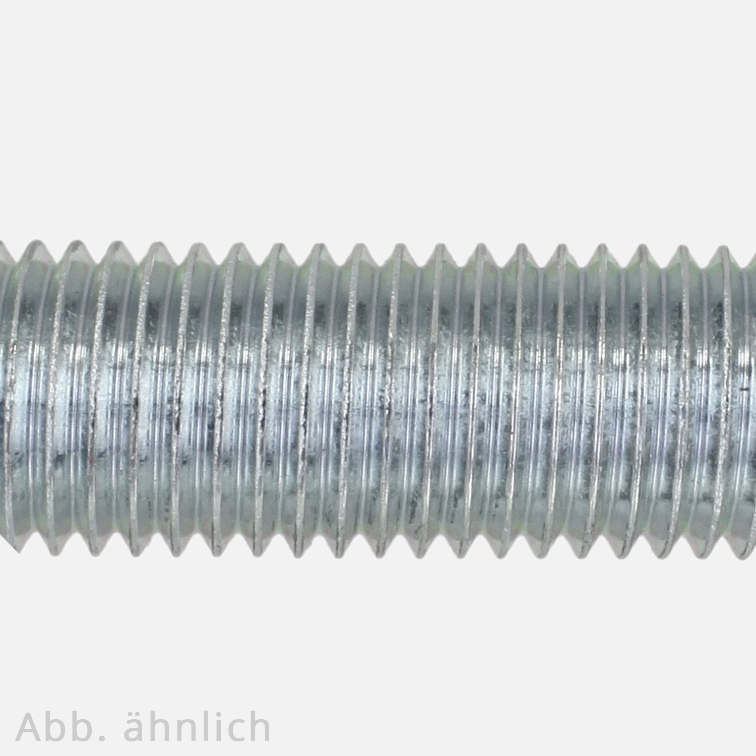 Gewindestange M8 x 1000mm Stahl 4.8 verzinkt Form A, 2,00 €