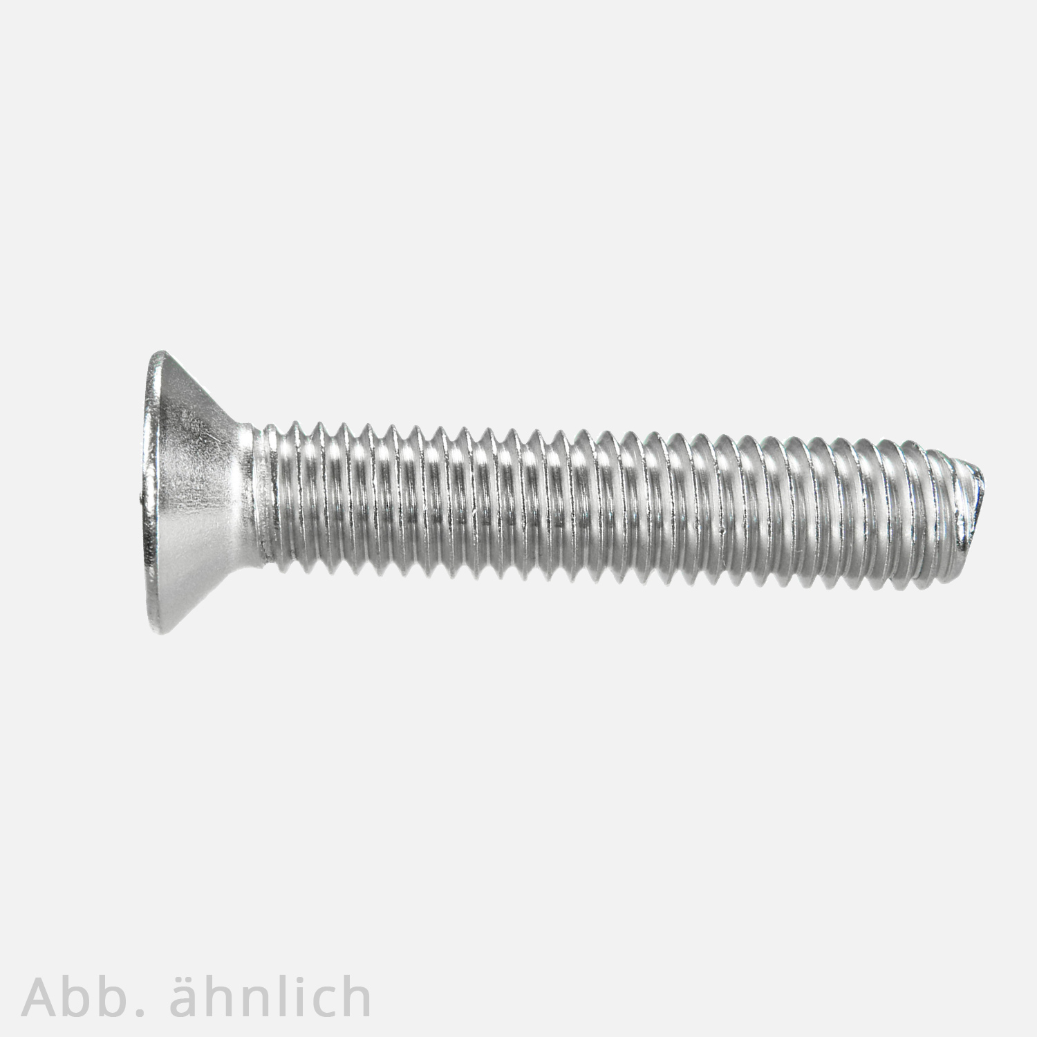 1 Senkschraube DIN 963 Schlitz Edelstahl A2 2,5x12mm