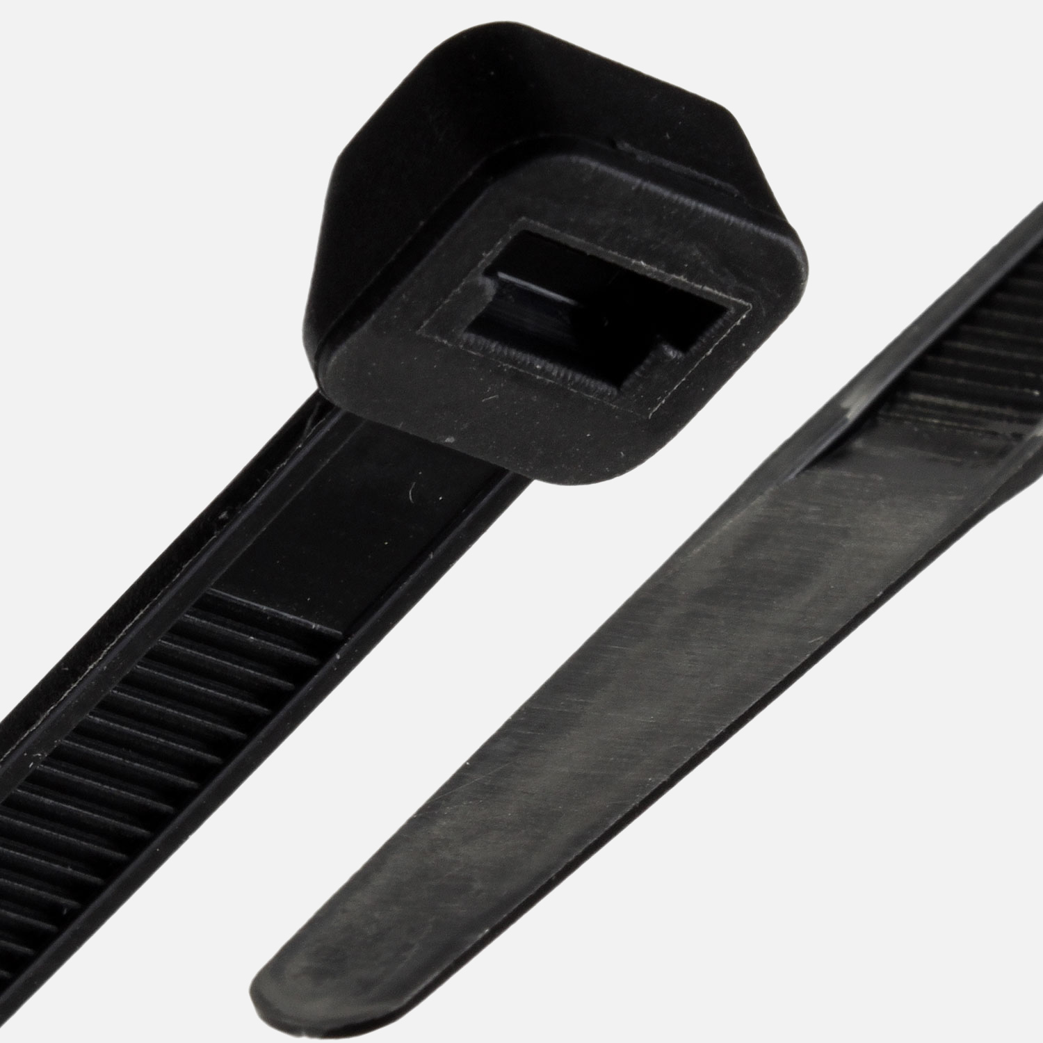 100 Kabelbinder Nylon schwarz 4,8x200 mm, schwarz, 4,8 mm