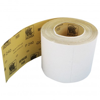 1 Rolle Schleifpapier Industrieware/weiß P240, 115mm, 3m