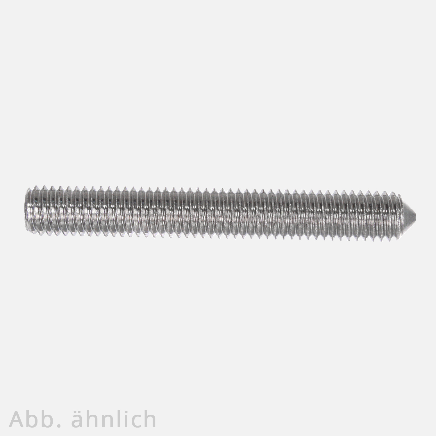 Gewindestifte M2x2mm Spitze - DIN 914/ISO 4027 - SW0,9-Edelstahl A2